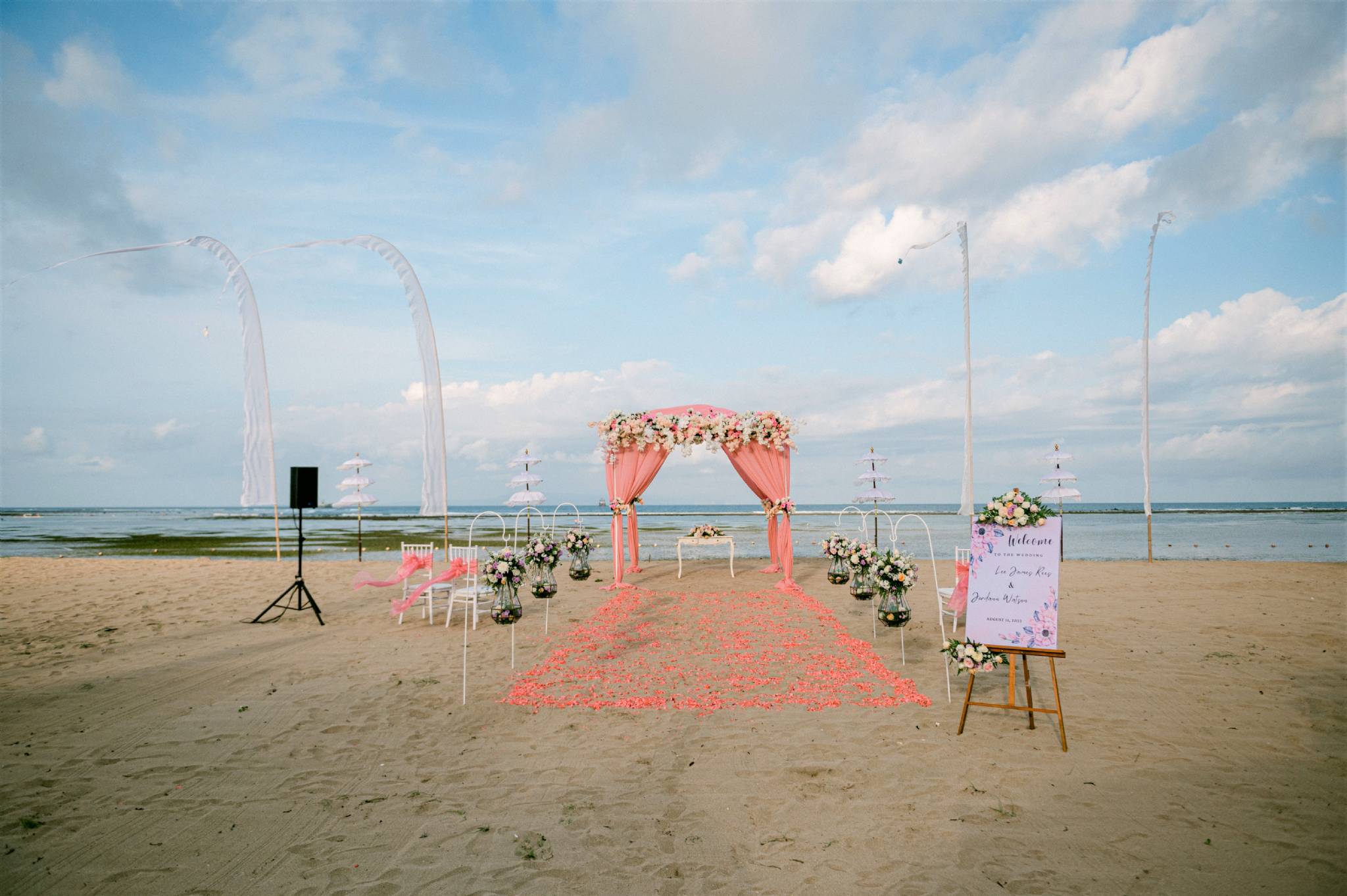 Wedding Ceremony at Beach Wedding Venue