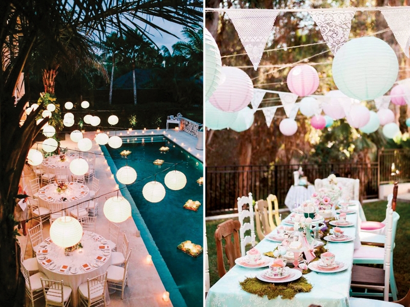 6 Themes for Super Cool Outdoor Wedding  Party Weddingku com