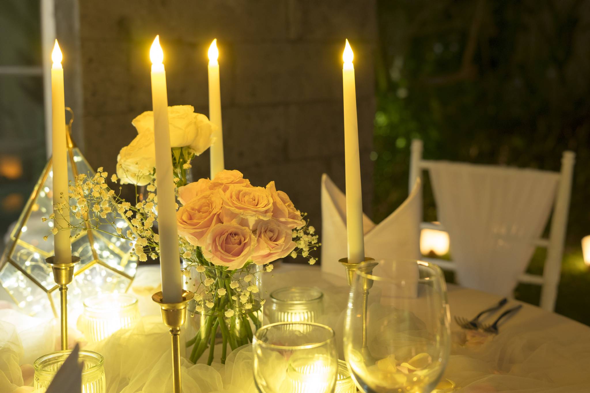 Royal Samaja Villas Romantic Candle Light Dinner