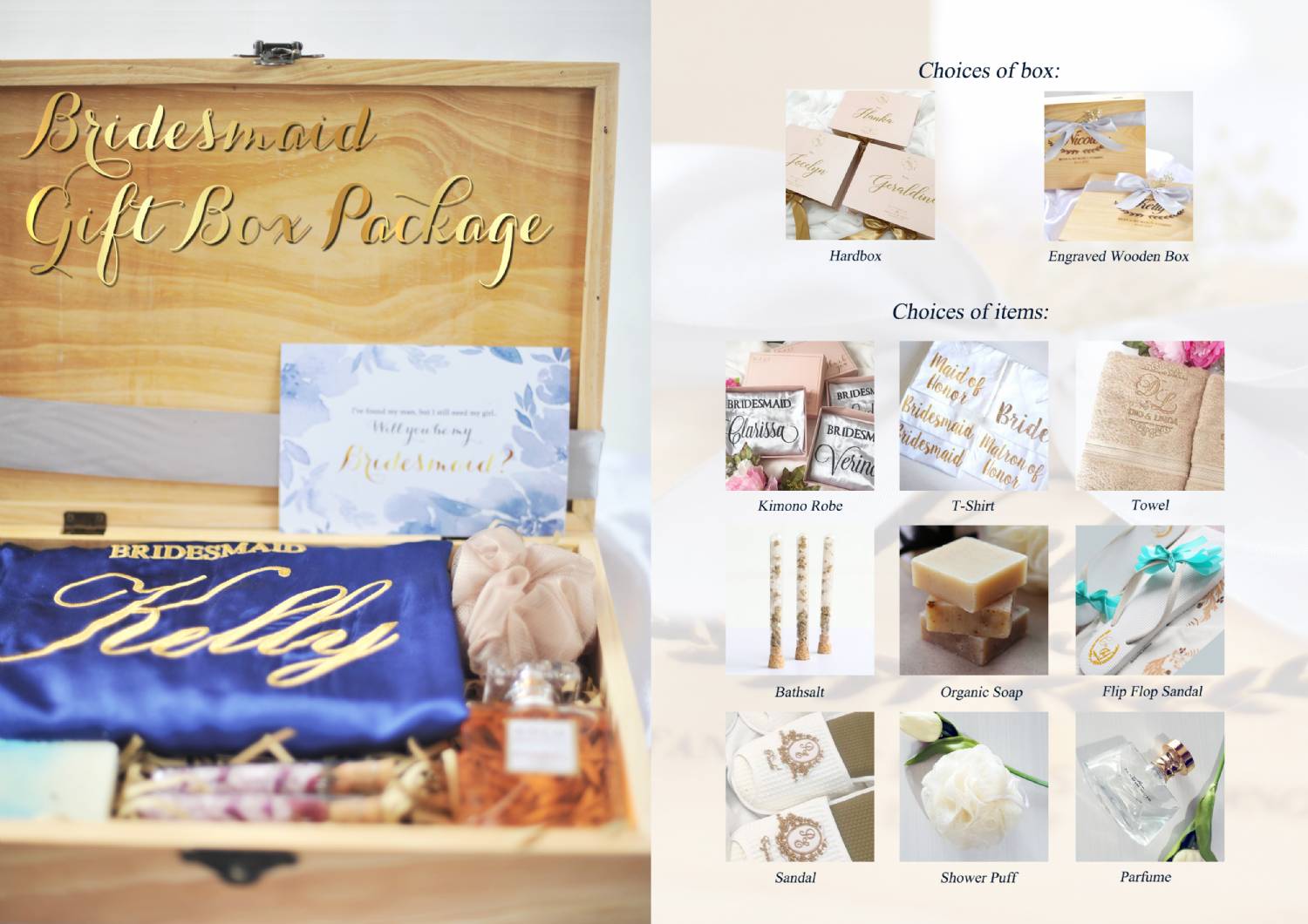 Bridesmaid / Maid of Honor Kit Set