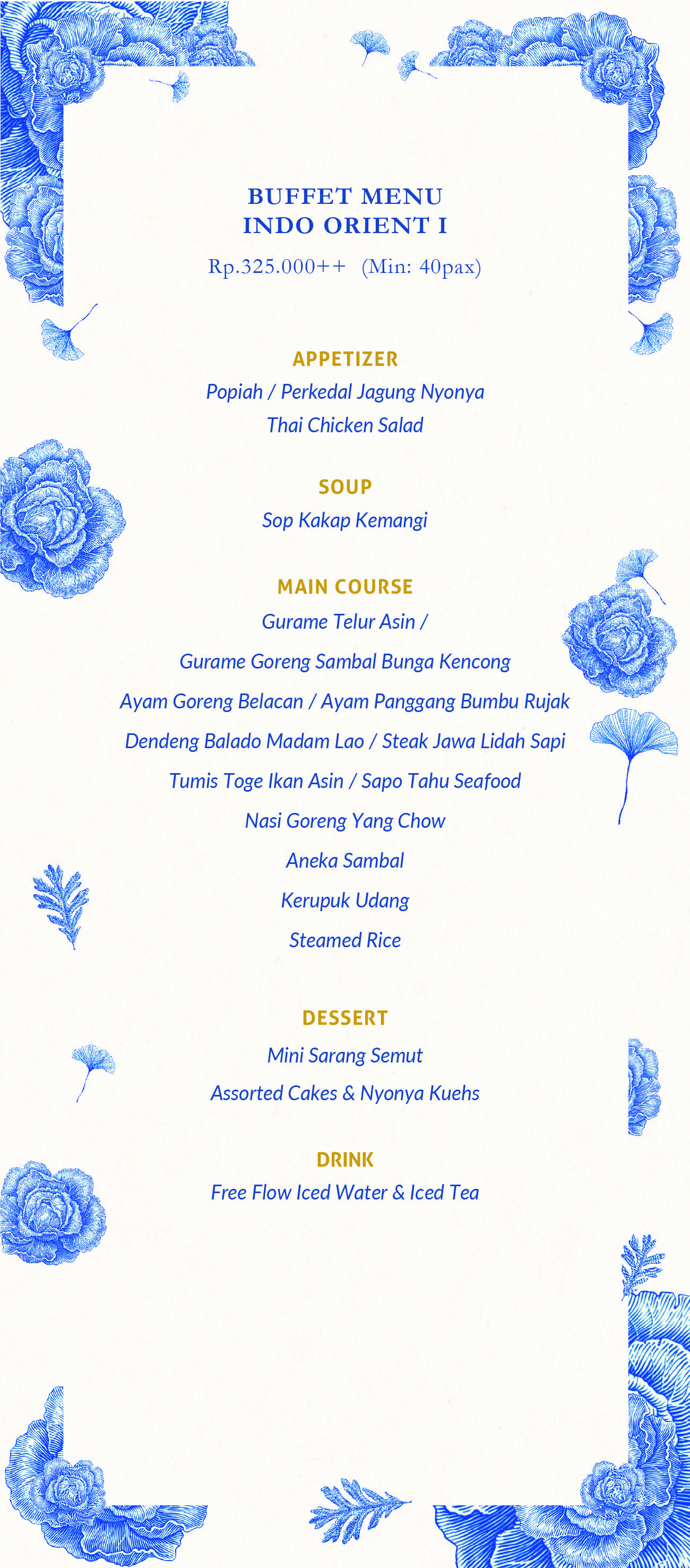 BUFFET MENU INDO ORIENT 1