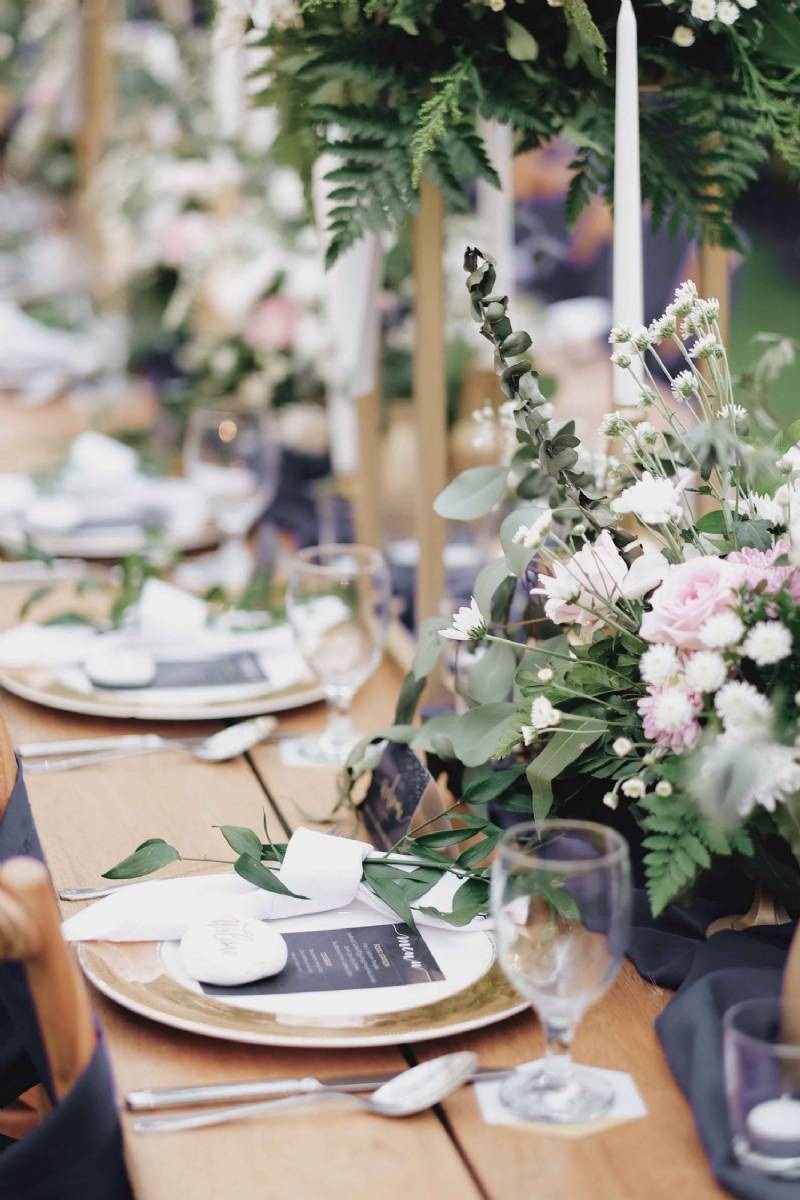Rustic Wedding under Clear Tent for Andy & Winny 10