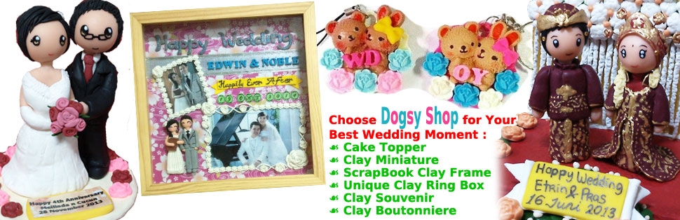 Dogsy Clay Souvenir, Boutonniere & Miniature