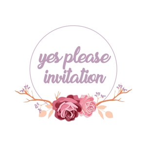 Yes Please Invitation
