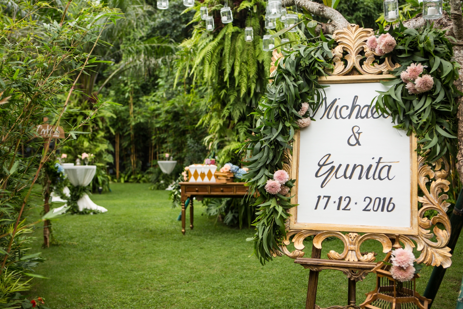 Michael & Yunita Enchanted Forest Wedding at The Glass House by Tirtha 2