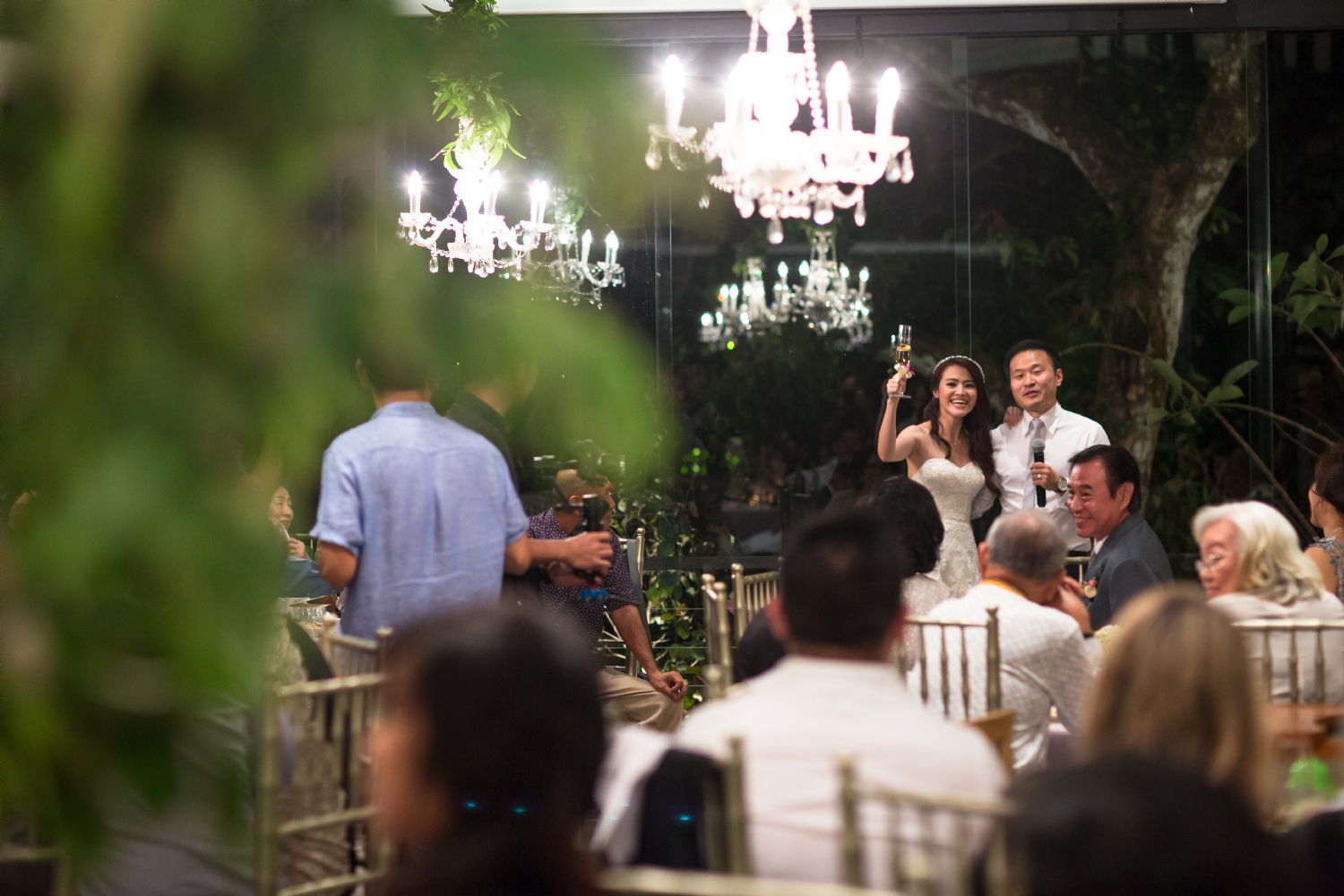 Michael & Yunita Enchanted Forest Wedding at The Glass House by Tirtha 11