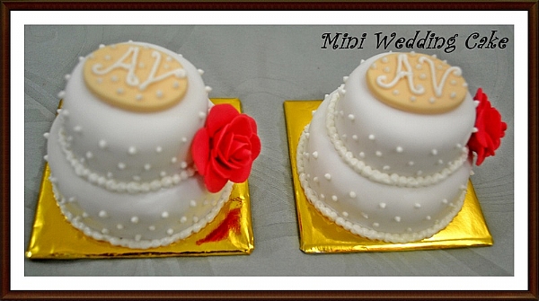 Cupcakes Society Koleksi Foto Kue Pengantin Mini Wedding Cake For