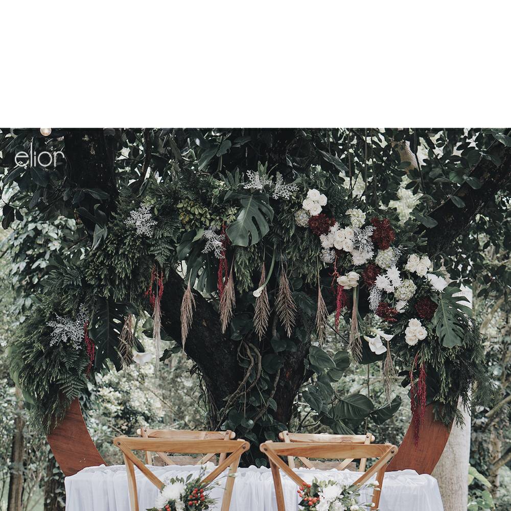 Rustic Earthy Modern Wedding with Red Accent 13