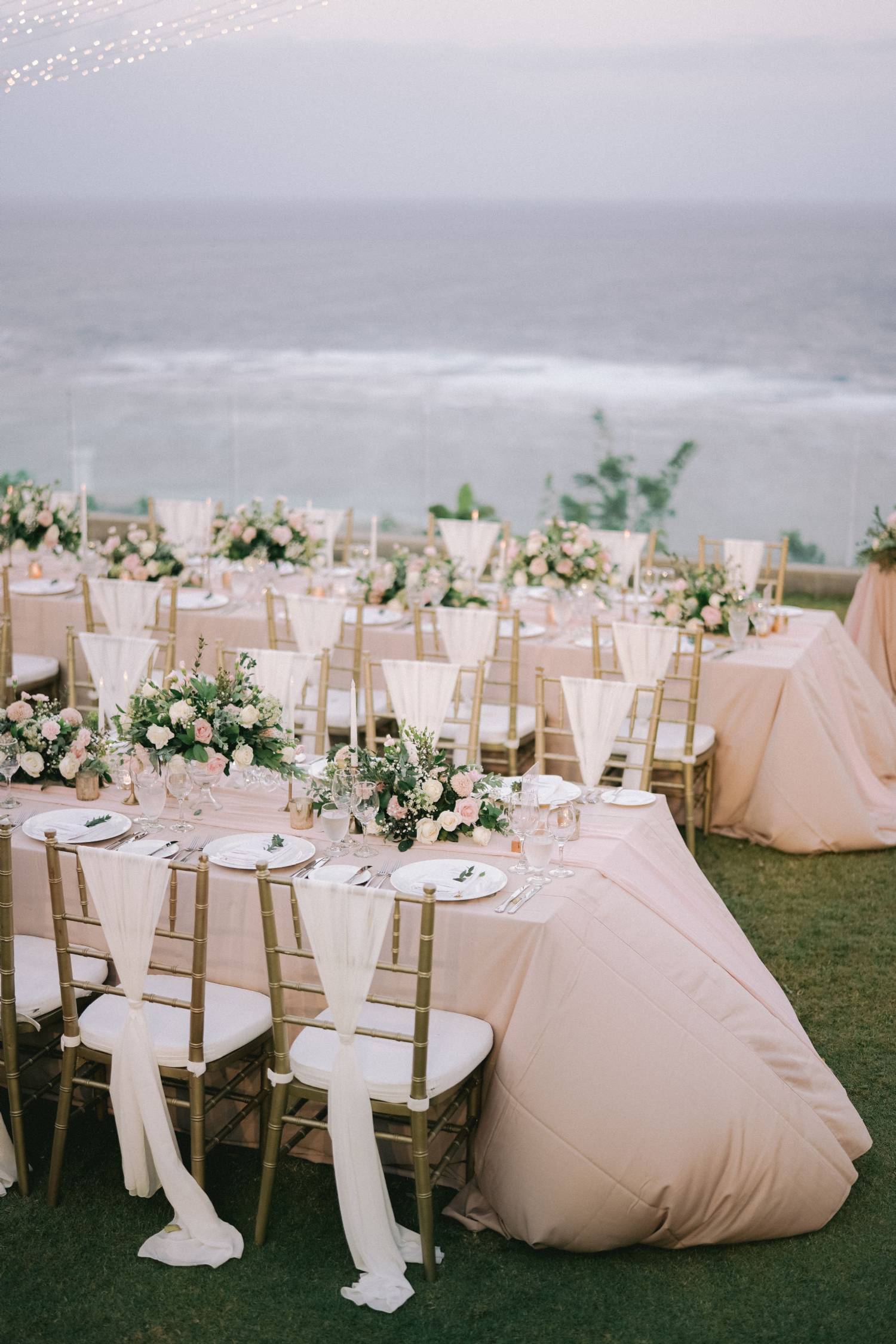 Romantic and Sweet Wedding overlooking the Bali Ocean at Latitude Villa 16