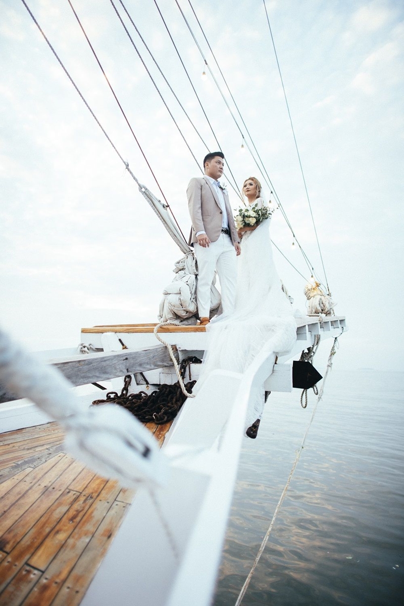 The wedding of Nerissa and Oki at Jakarta Phinisi