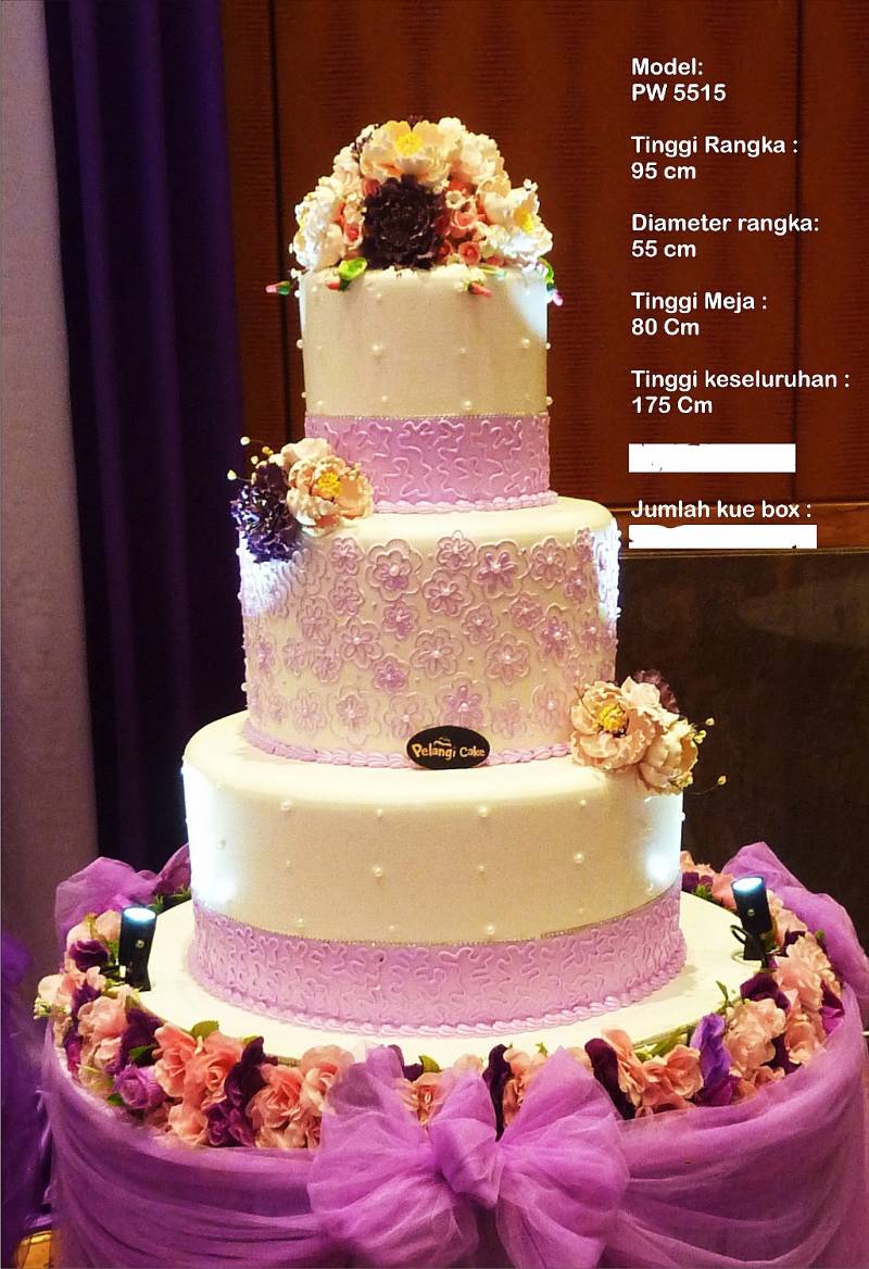 Pelangi Cake Wedding Cake Collection (Kue Pengantin) | Weddingku.com