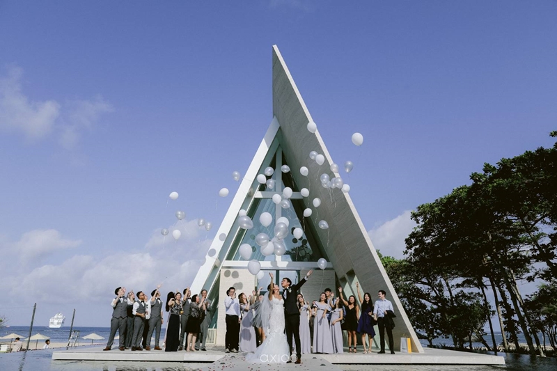 Elegant Peach Nude Wedding at Tirtha Glasshouse 19