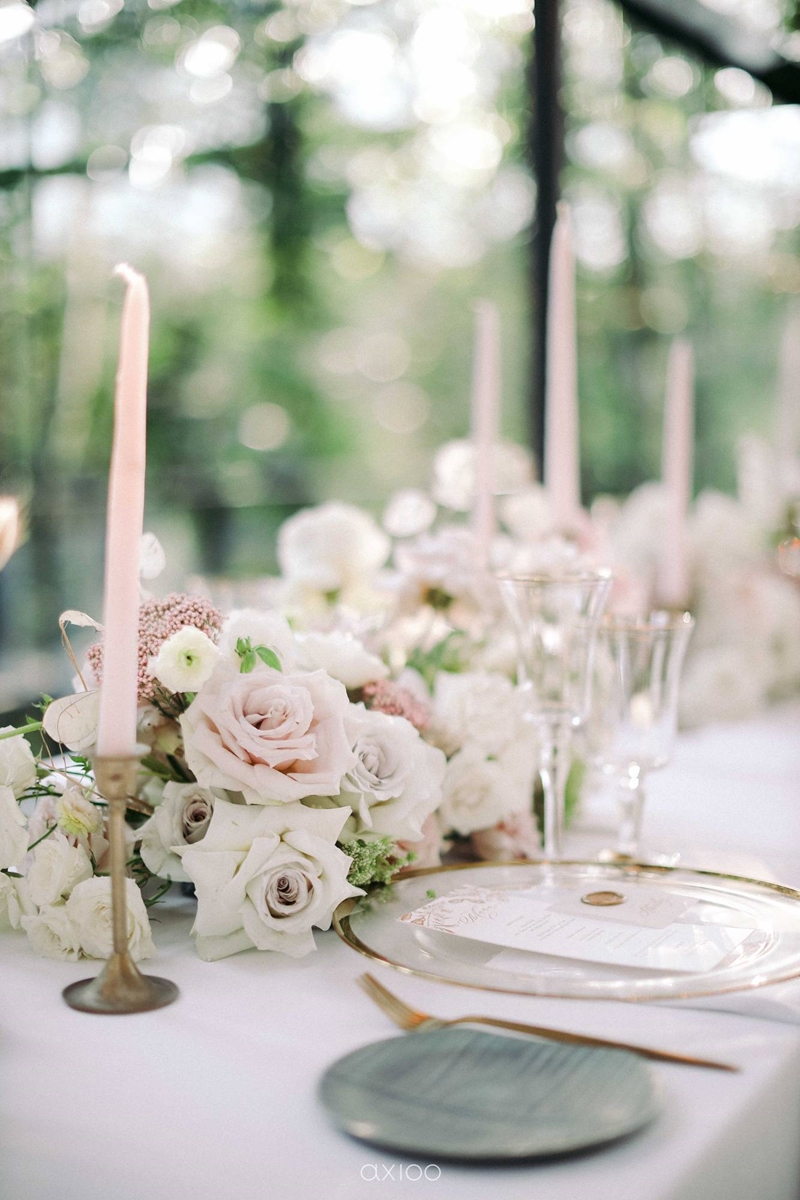 Elegant Peach Nude Wedding at Tirtha Glasshouse 61