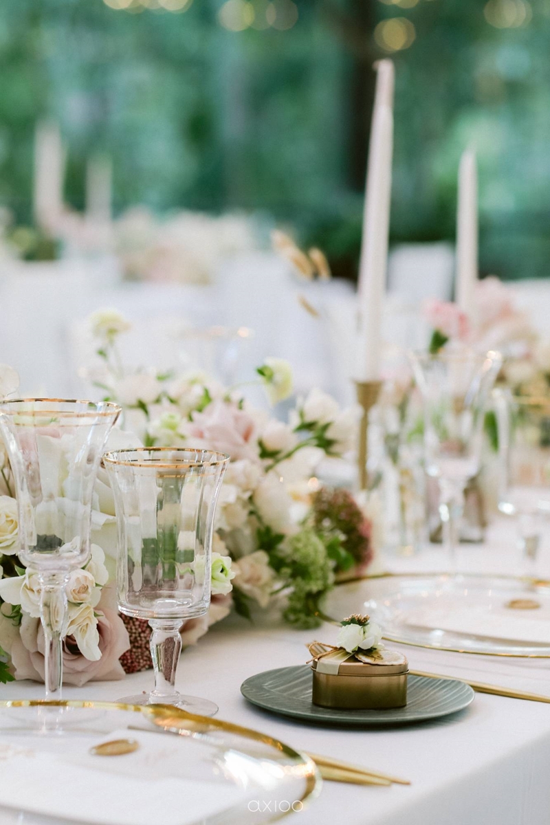 Elegant Peach Nude Wedding at Tirtha Glasshouse 35