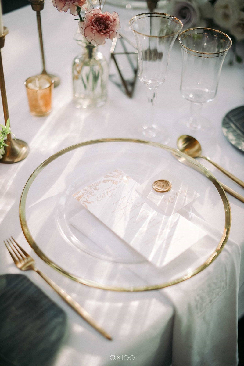 Elegant Peach Nude Wedding at Tirtha Glasshouse 62