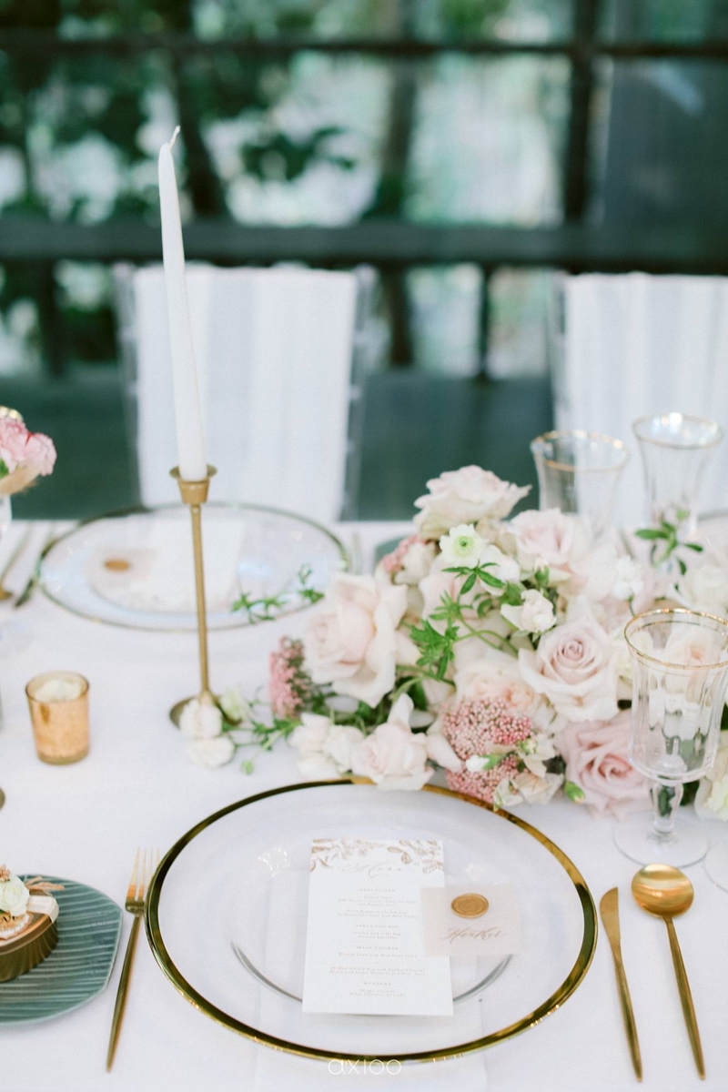 Elegant Peach Nude Wedding at Tirtha Glasshouse 27