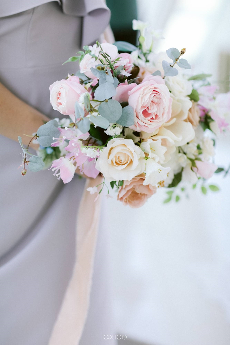 Elegant Peach Nude Wedding at Tirtha Glasshouse 16