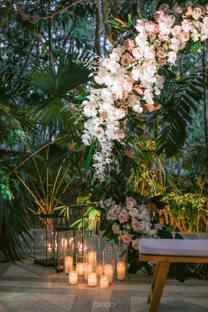 Elegant Peach Nude Wedding at Tirtha Glasshouse 44