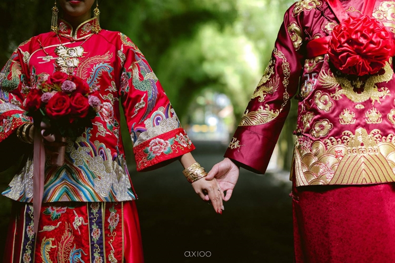 Elegant Peach Nude Wedding at Tirtha Glasshouse 14