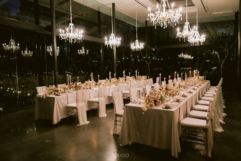 Elegant Peach Nude Wedding at Tirtha Glasshouse 46