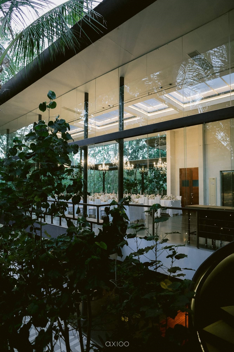 Elegant Peach Nude Wedding at Tirtha Glasshouse 43