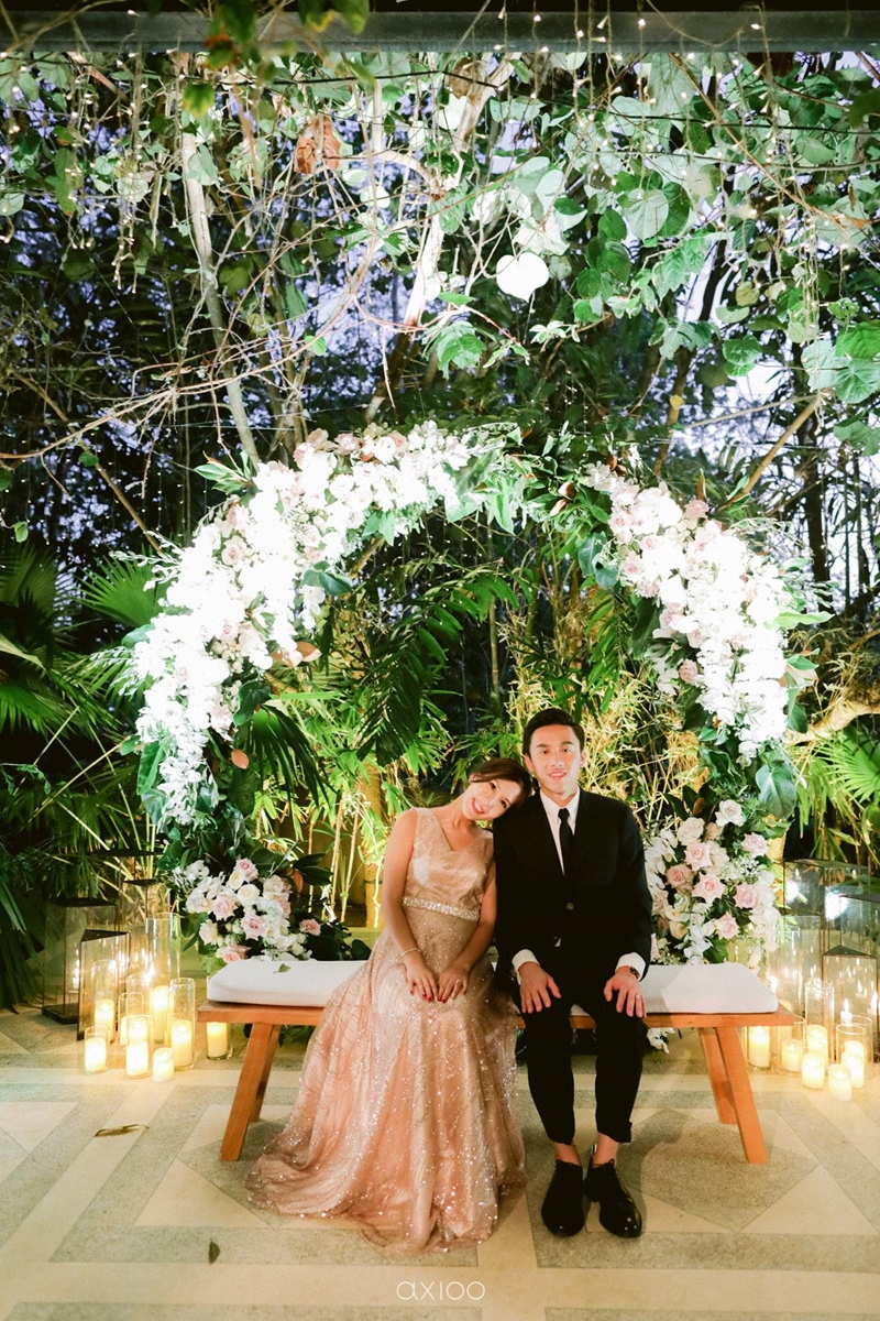 Elegant Peach Nude Wedding at Tirtha Glasshouse 45
