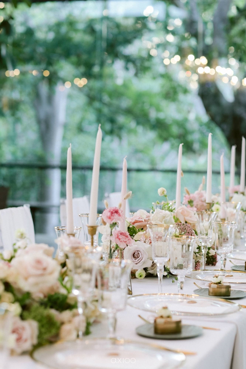 Elegant Peach Nude Wedding at Tirtha Glasshouse 36